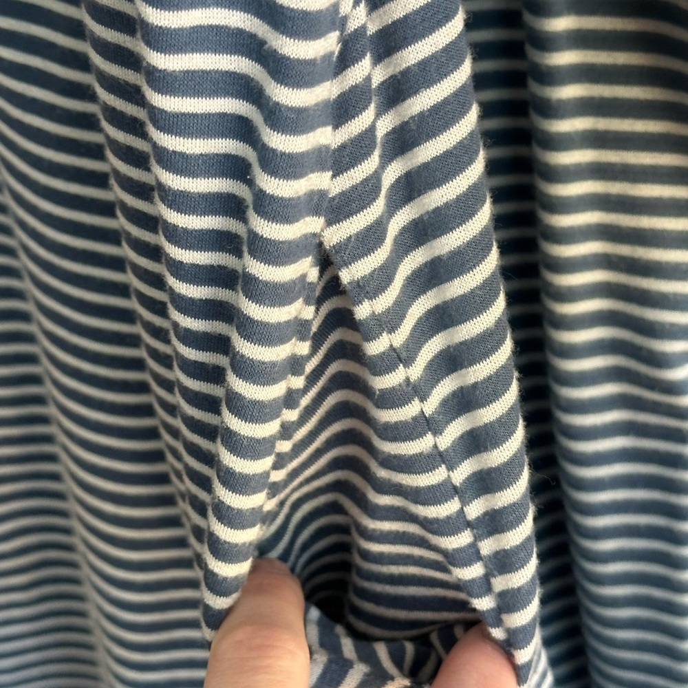 Blue And White Striped Dress - Picture 6 of 8